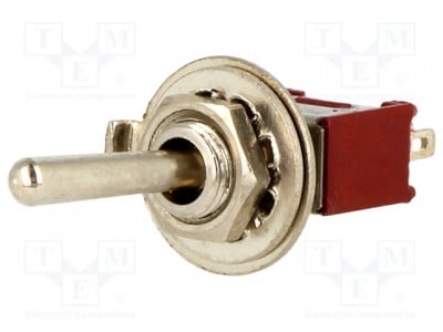 Ключ TSSM1022A1 Превключвател: ЦК ключ; 2 позиции; SPDT; 1,5A/250VAC; Изв: с отвор
